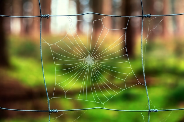 Coweb and fence