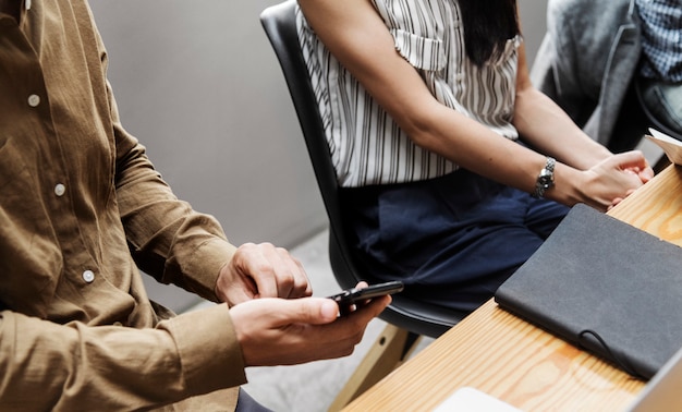 Free photo coworkers in a business meeting