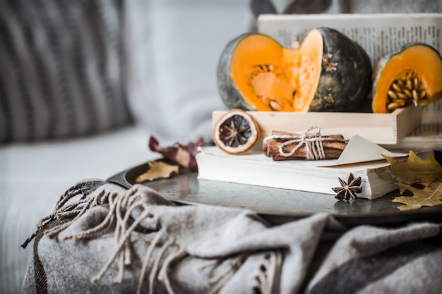 cozy autumn still life