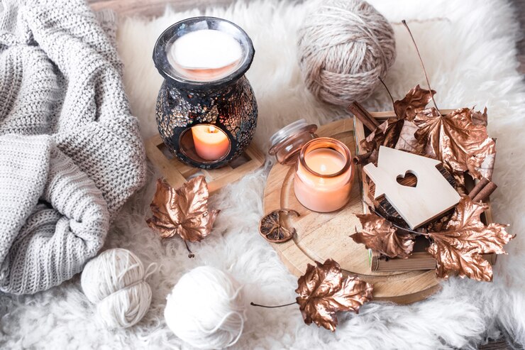 Free Photo cozy autumn and winter comfortable home life.