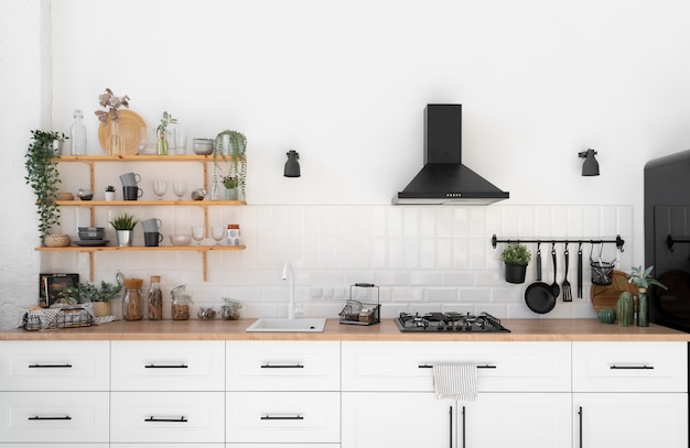 Cozy kitchen interior design