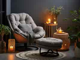 Free photo cozy and lively home interior design