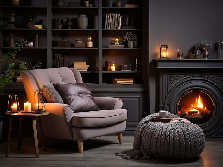 Free Photo cozy and lively home interior design