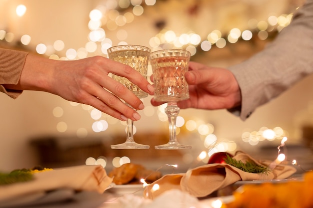 cozy winter scenes with family