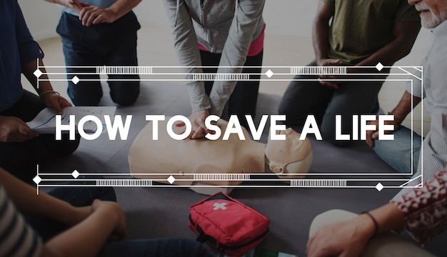 CPR Training Demonstration Class Emergency Life  Rescue