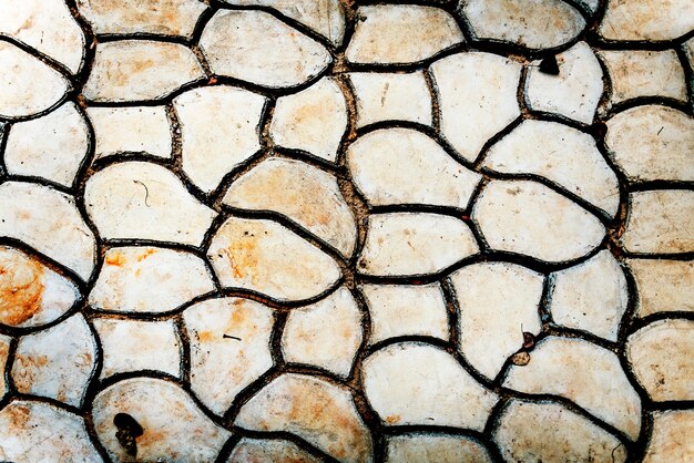 Cracked Pavement Footpath Wall Style