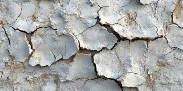 cracked white plaster wall texture background