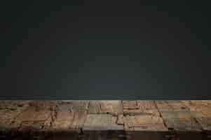 Foto gratuita legno incrinato con uno sfondo scuro