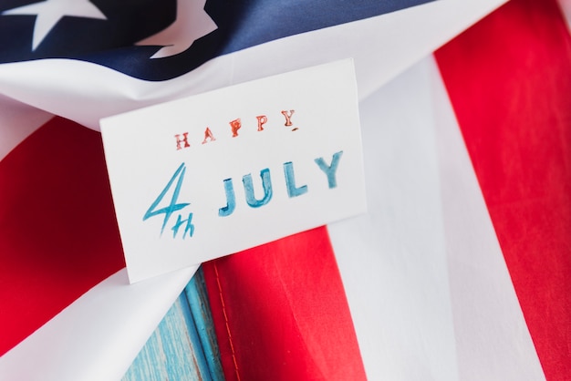 Free photo craft card for independence day