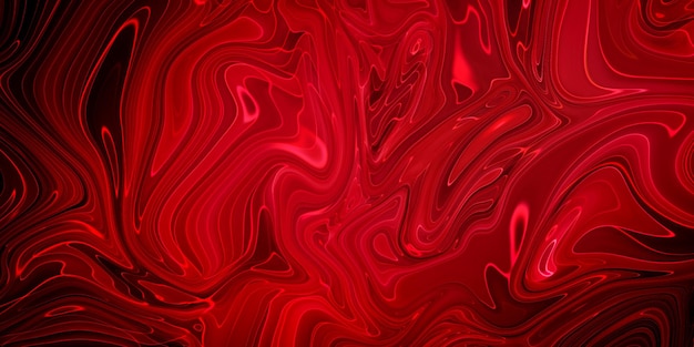 Креативная абстрактная картина смешанного кораллового цвета с панорамой с эффектом мрамора