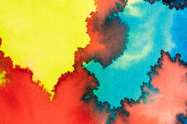 Creative abstract watercolor painting