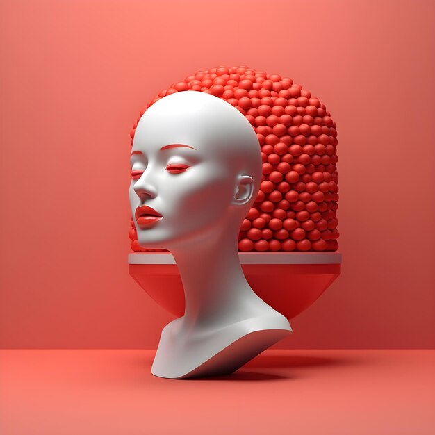 creative advertising image of a idea of comunication