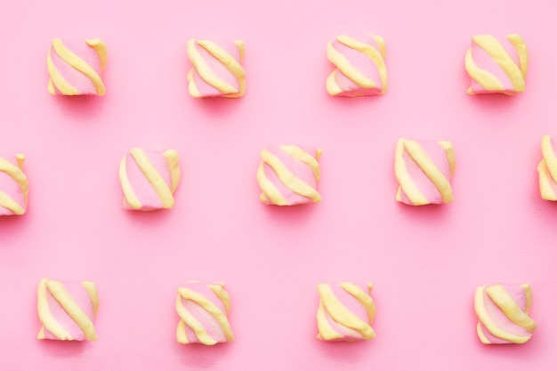 Free photo creative background with candy