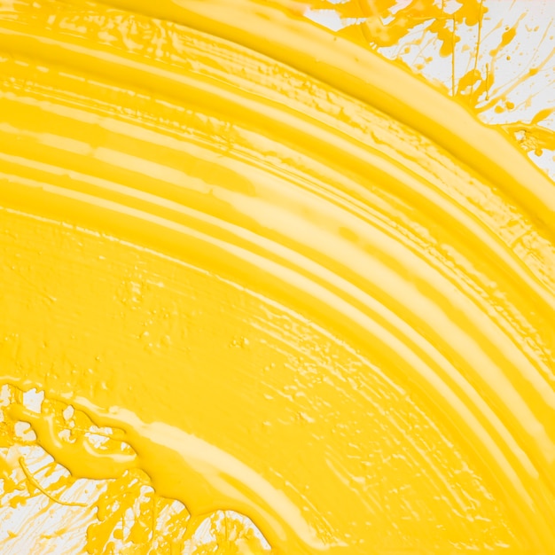 Creative background of yellow paint