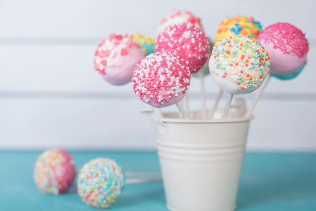 Creative cake pop concept