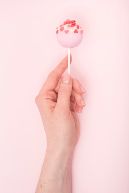 Free photo creative cake pop concept