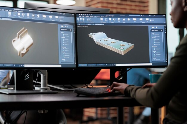 지오메트리를 개선하면서 3D 메쉬를 모델링하는 크리에이티브 회사 전문 디지털 엔지니어. CAD를 사용하여 고급 가상 스케치를 만드는 동안 다각형 수를 최적화하는 자산 작성자.