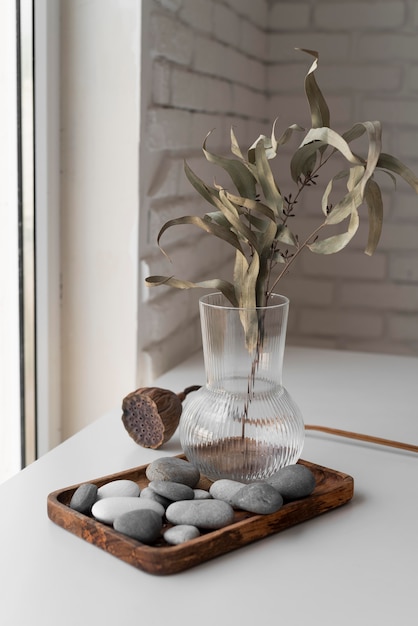 Free photo creative feng shui arrangement