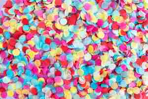 Free photo creative festive confetti arrangement