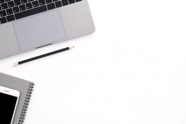 Creative Flat Lay Photo Of Workspace Desk