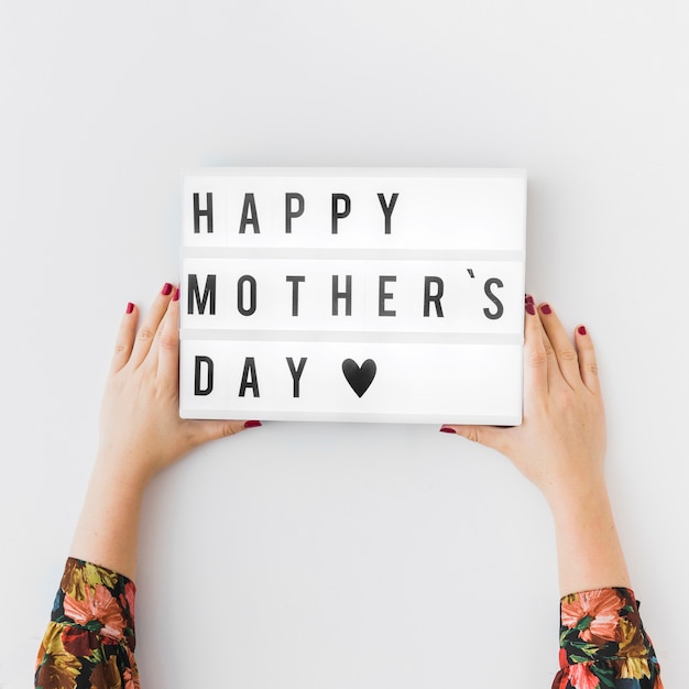 Free photo creative mother day concept