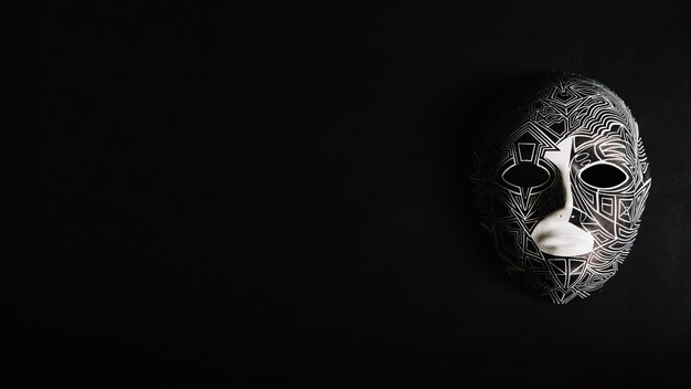 Anonymous Wallpaper 4K, Dark background, Mask, AMOLED