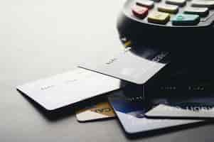 無料写真 クレジットカードによる支払い、製品とサービスの売買