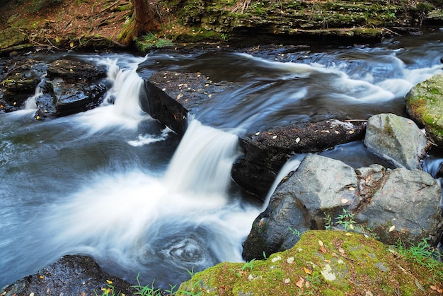 Free photo creek over rocks