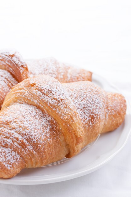 Croissants sugar