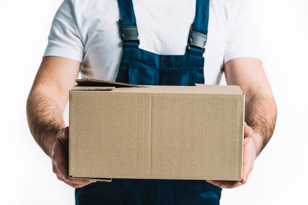 Crop courier with carton box