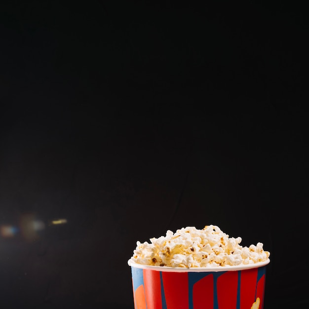 Crop popcorn bucket