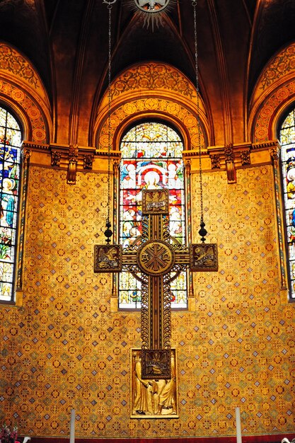 Cross in Boston Trinity Church