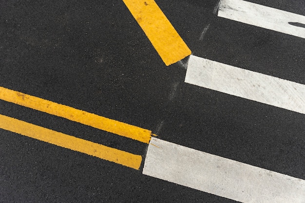 Crosswalks closeup 