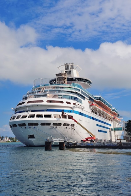 Cruise ship in Miami