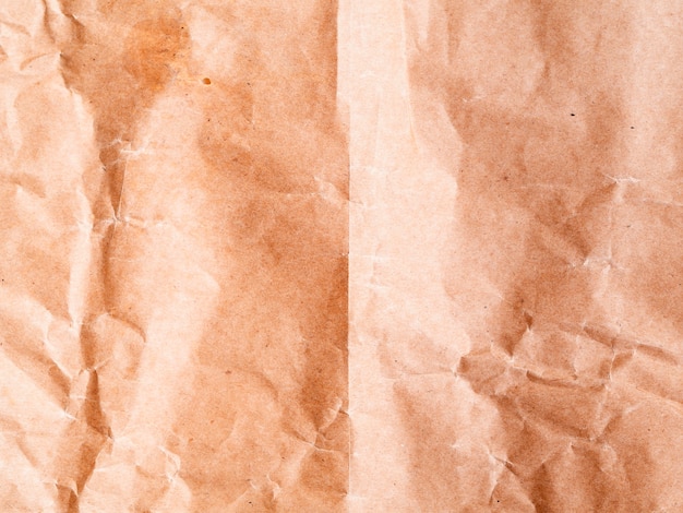 Crumpled paper background with close-up