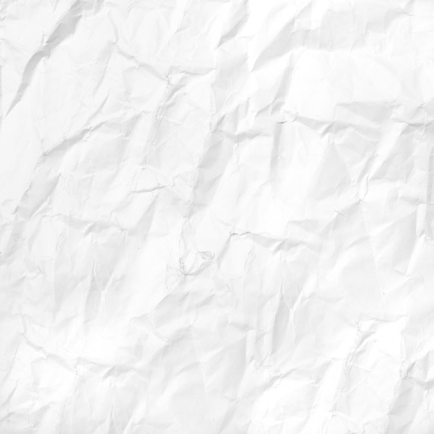 Free photo crumpled white paper