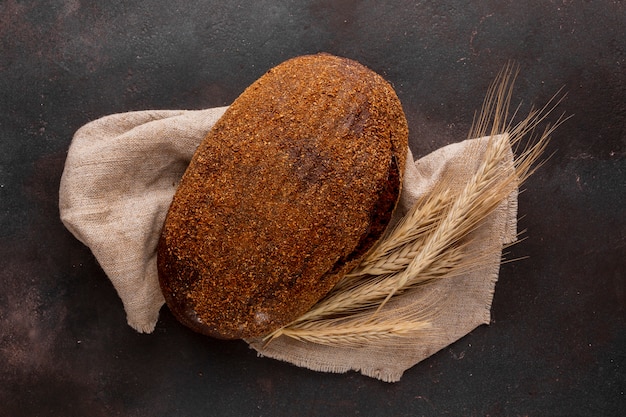 Crusty Bread On Jute Cloth