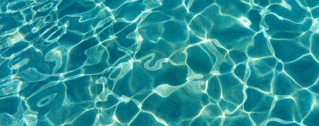 Crystal clear water at the beach