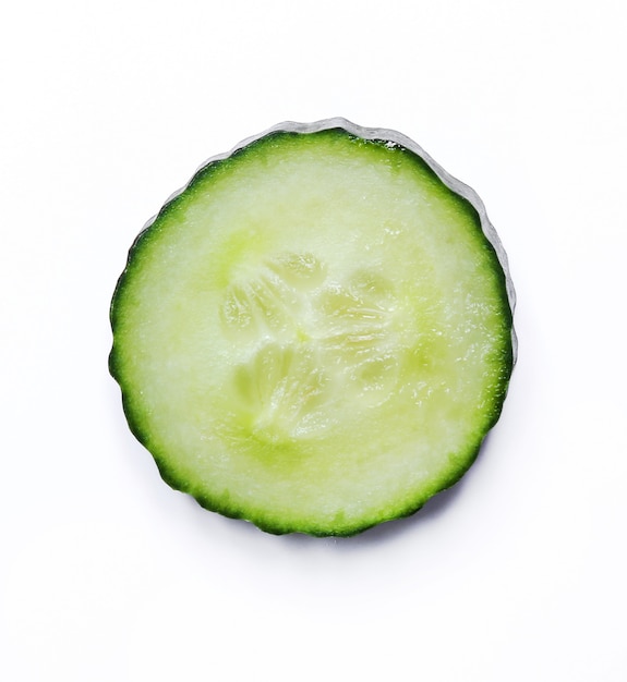 Cucumber on white isolated
