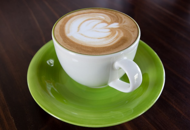 cup of coffee on table