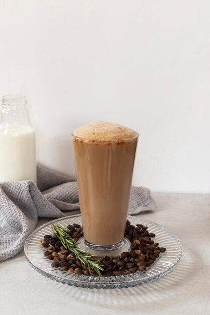 Cup of coffee on table