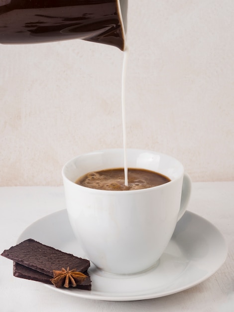 Foto gratuita tazza di caffè delizioso