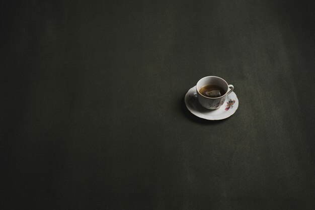 Cup with tasty tea