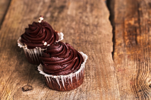 Cupcakes on table