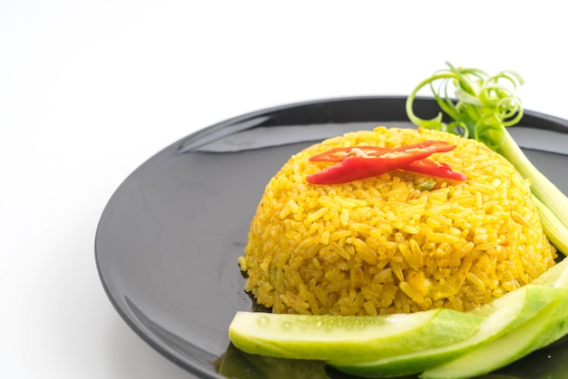 Free photo curry fried rice