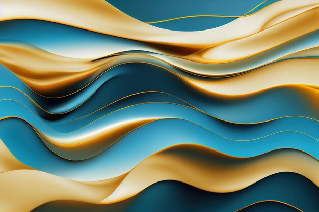 Curvy creative abstract wavy effects color curves flow minimalist luxury stylish trendy colorful wav