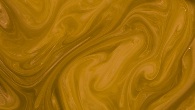 Curvy orange liquid abstract art background