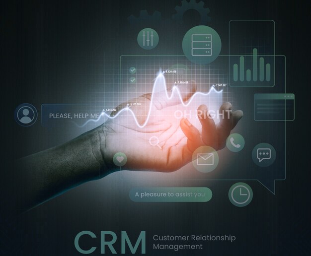 Free photo customer relationship management concept