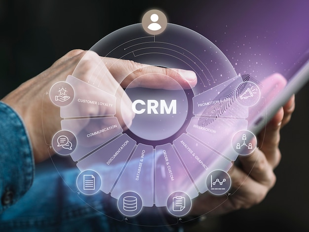 Free Photo customer relationship management concept