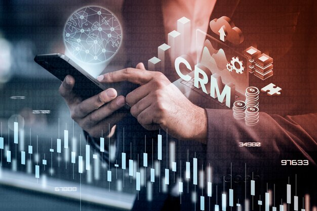 Free Photo customer relationship management concept